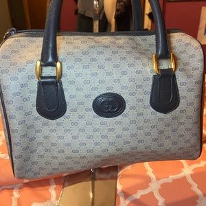 Authentic Vintage Gucci Boston Bag